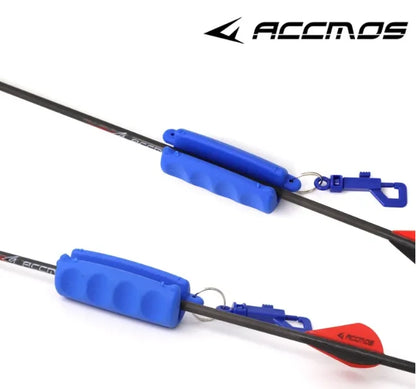 Outdoor Rubber 1PC Outdoor Silica Gel Archery Shoot Bow Arrow Puller Remover with Keychain Shooting Target Accessory Tool