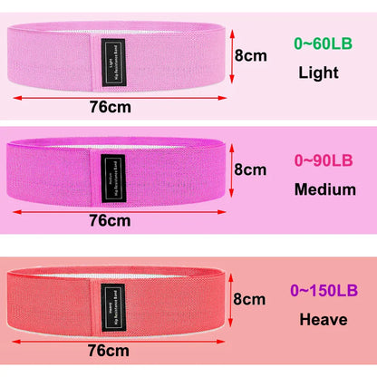 COYOCO Resistance Bands Fitness Booty Bands Hip Circle Fabric Fitness Expander Elastic Band for Home Workout Exercise Equipment
