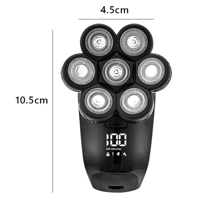 New Shaver For Men 7D Independently 7 Cutter Floating Head Waterproof Electric Razor Multifunction USB Charge Trimmer For Men