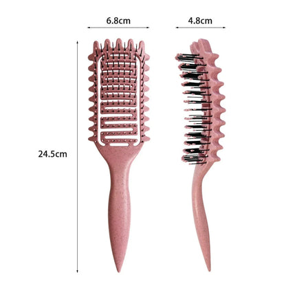 Salon Scalp Massage Comb Styling Hair Brush Comb Detangling Hair Brush Women Wet Massage Comb Nylon Hairdressing Hairbrush Tools