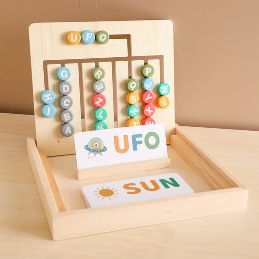 Montessori Baby Wooden Toys Kids Busy Letter Board Sensory Activities Toy Color Shape Cognition Match Educational Toy Baby Gifts