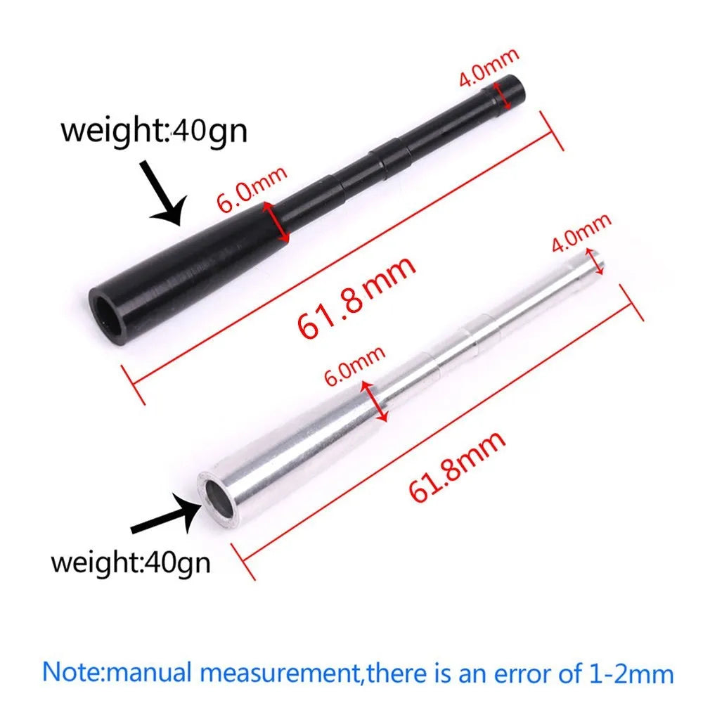 12/24Pcs Archery Aluminium Insert For ID 4.2mm Arrow Shaft Connect Arrowhead Arrow Point Tube Connector Shooting Accessory