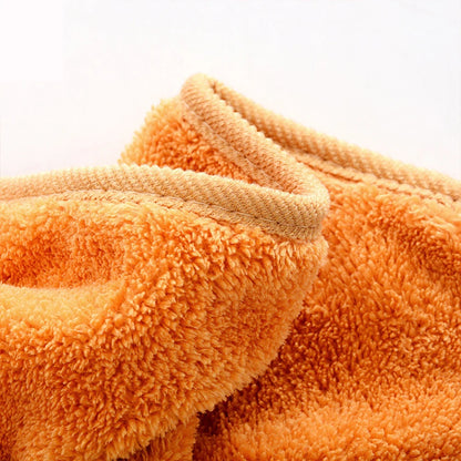 Coral Fleece Hand Towel Hanging Absorbent Towel Thickened Kitchen Towel Cleaning Cloth Dish Towel Non-Stick Oil Cleaning Cloths