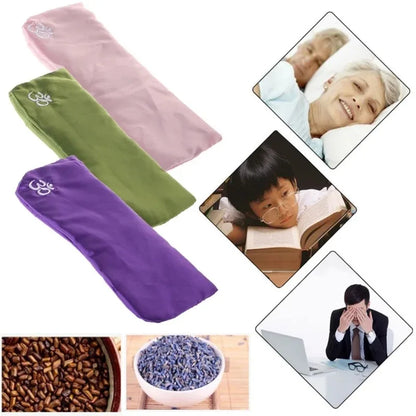 Yoga Eye Pillow Sleep Heating Lavender Cassia Seed Meditation Rest Technique Eye Mask Apply Eye Bag Sleep Shadow Aid