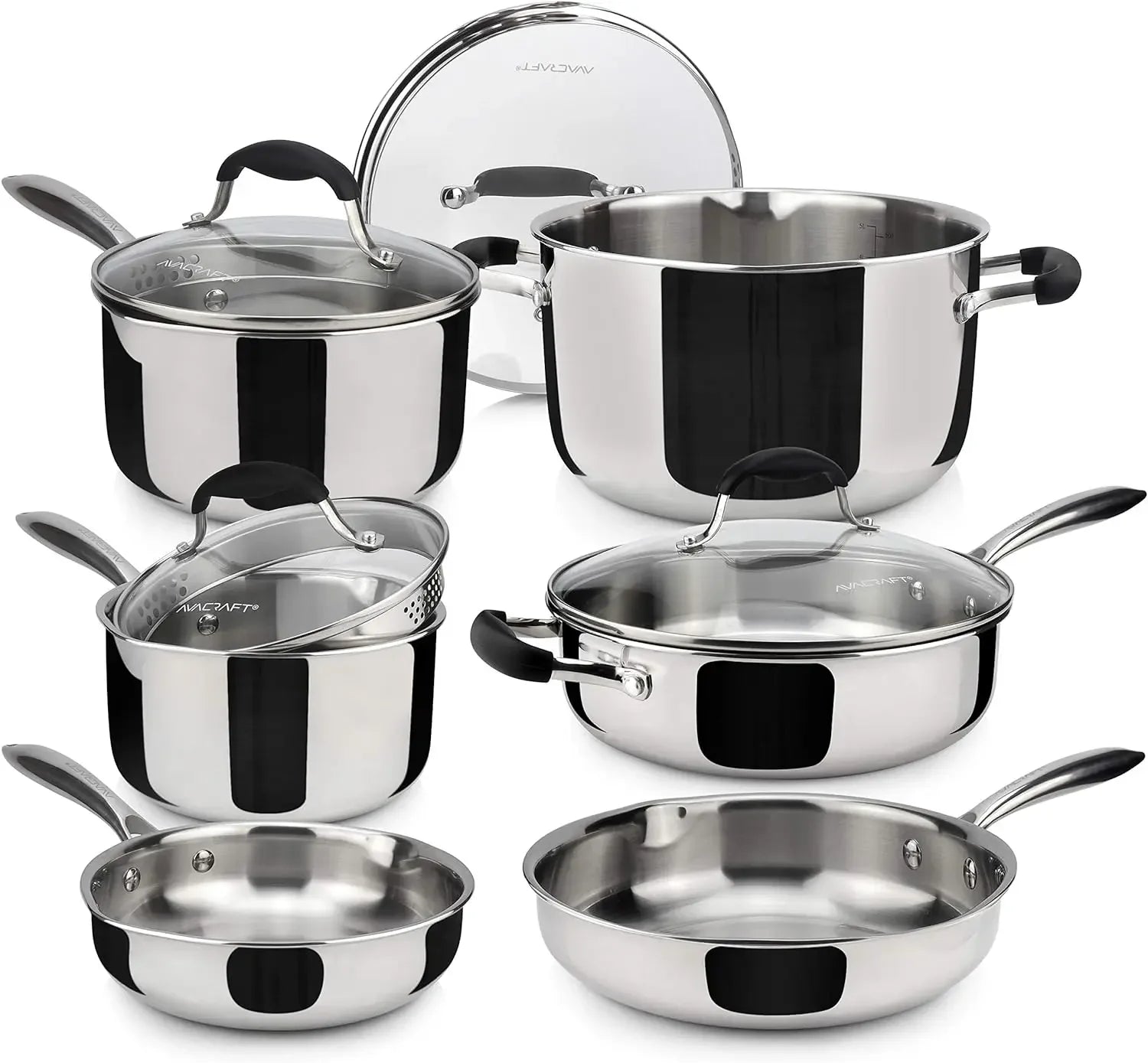 AVACRAFT 18/10 Cookware Set
