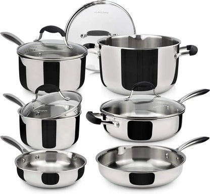 AVACRAFT 18/10 Cookware Set