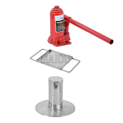 36L Manual Hydraulic Fruit Squeezer Stainless Steel Small Honey Grape Blueberry Mulberry Apple Presser Juicerrape Pulp Juicer