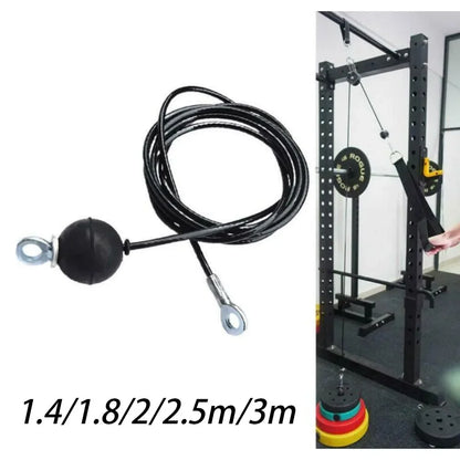 100kg Gym Steel Wire Rope 1.4/1.8/2/2.5M 1pc Perfect Accessory Weight Cable DIY Durable Fitness Pulley Hot Sale