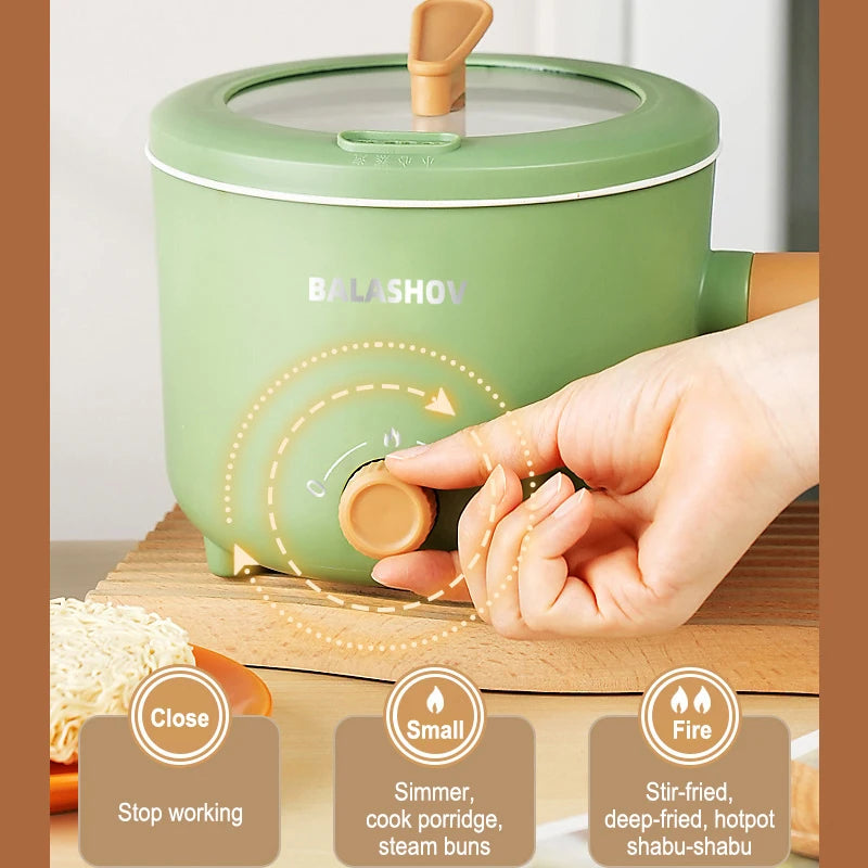 220V EU Electric Rice Cooker Multifunctional Stew Pan Non-stick Cookware for Kitchen Offer Multicooker Hot Pot Home Appliance