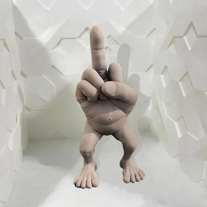 3D Printing Middle Finger Figure With Legs Home Decor Bedroom Decoration Miniatures Antistress Novelties 2024 Action Crafts