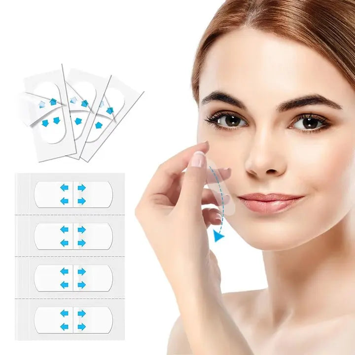 80Pcs/Pack Face Lifting Sticker Facial Firming Chin Fade Fine Lines Shape V-shaped Beauty Health Eliminate Wrinkles Tightening