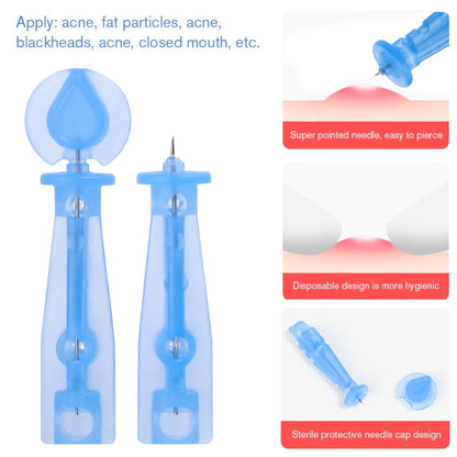 Disposable Acne Blackhead Removal Needles Black Dots Cleaner Black Head Pore Cleaner Deep Cleansing Tool Face Skin Care Tools