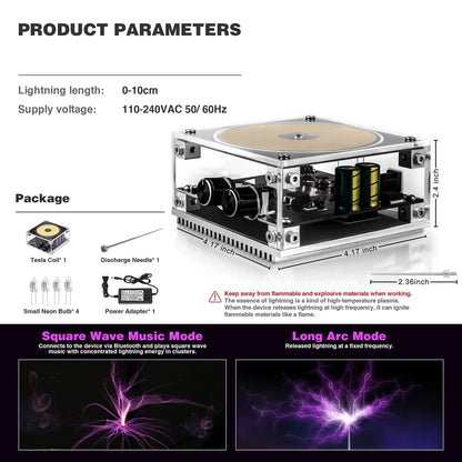 Multi-Function Tesla Music Tesla Coil Speaker