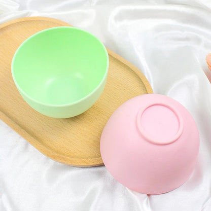 2pcs/set  Silicone Mask Mud Essential Oil Bowl Mask Stick Face Mask Powder Mixing Bowl Spatula Masks Brush Skin Care Tools