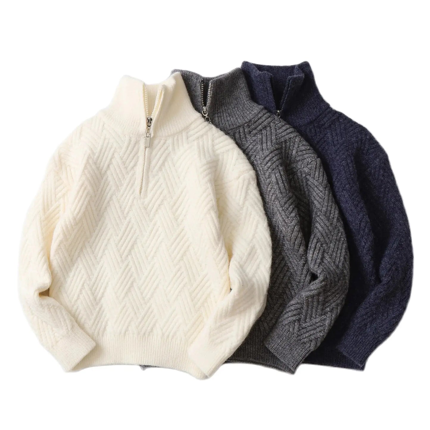 2024 New Edition Children's Boy's  Clothing  Autumn Winter Kids Knit Sweater Outdoor Clothes for Children 5-14 Years