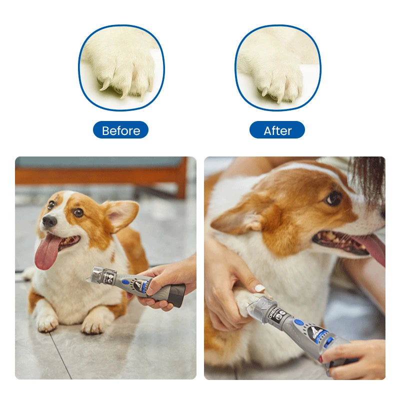 Dremel 7020 Cordless Electric Dog Nail Clippers Pet Nail Grinder and Trimmer Grooming Tool Kit 2 Gears Speed 3 Gears Depth