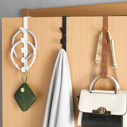 1 Pcs Door Hanger Wall Organizer Hook Bedroom Clothing Hook Holder Coat Hat Bag Rack Kitchen Home Storage Organization