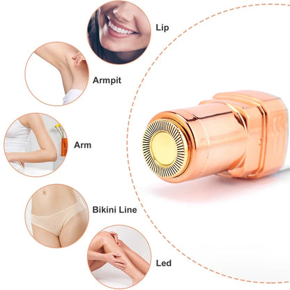 Electric Hair Shaving Device Perfect Hair Removal Lipstick Shape Female Facial Epilator Painless Safety Female Body Facial Tools