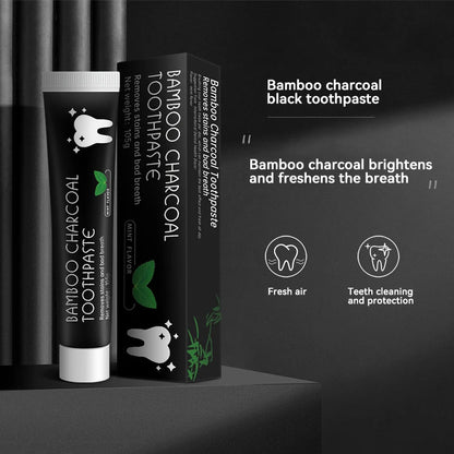 Bamboo Charcoal Toothpaste Whitening Teeth Activated carbon Removing Yellow Teeth Cleaning Tooth Stain Oral Fresh Tooth Care