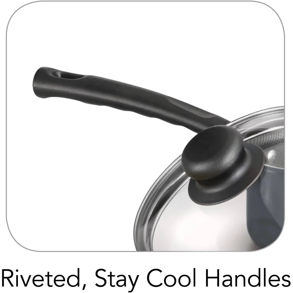 10 Pcs Pots and Pans Set