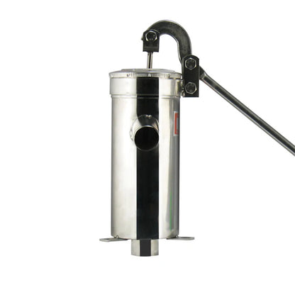 Straight Tube Stainless Steel Pump Well Hand Water Distributor Well Oil Manual Water Pump Max Lift 10m Height 23.5cm Wellness
