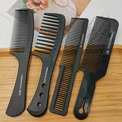Comb Plastic Barber Comb Black Thickened Hair Cutting Comb Men's and Women's Styling Tools