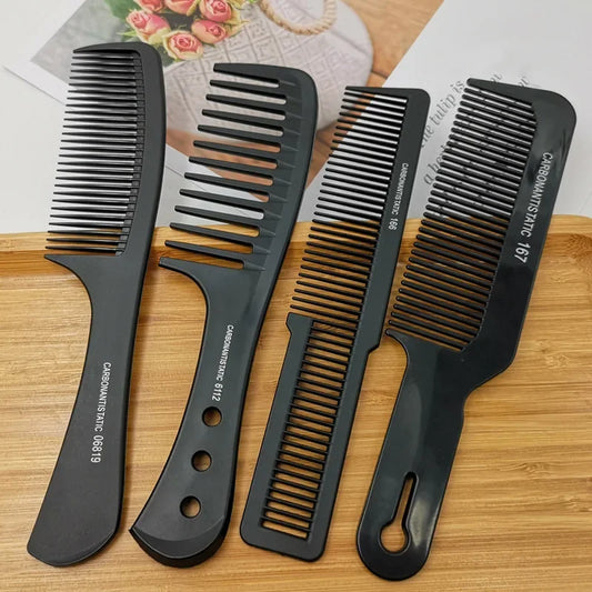 Comb Plastic Barber Comb Black Thickened Hair Cutting Comb Men's and Women's Styling Tools