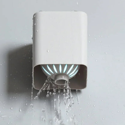 Wall-Mounted  Plastic Brush Set Clean Toilet Brush Without Dead Ends Punch-Free Base Household Bathroom Accessories