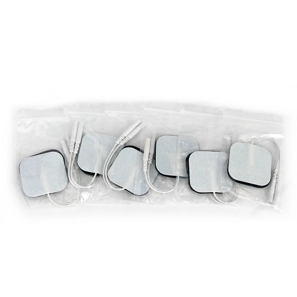 Wholesale 4X4CM Reusable Self Adhesive Tens Electrode Pad For Digital Physiotherapy Massager Nerve Muscle Stimulator Accessory