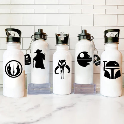 Star Wars Symbol Vinyl Decals Galactic Door Window Decor Removable Stickers Kids Boy Birthday Party Favors Glass Cups Sticker