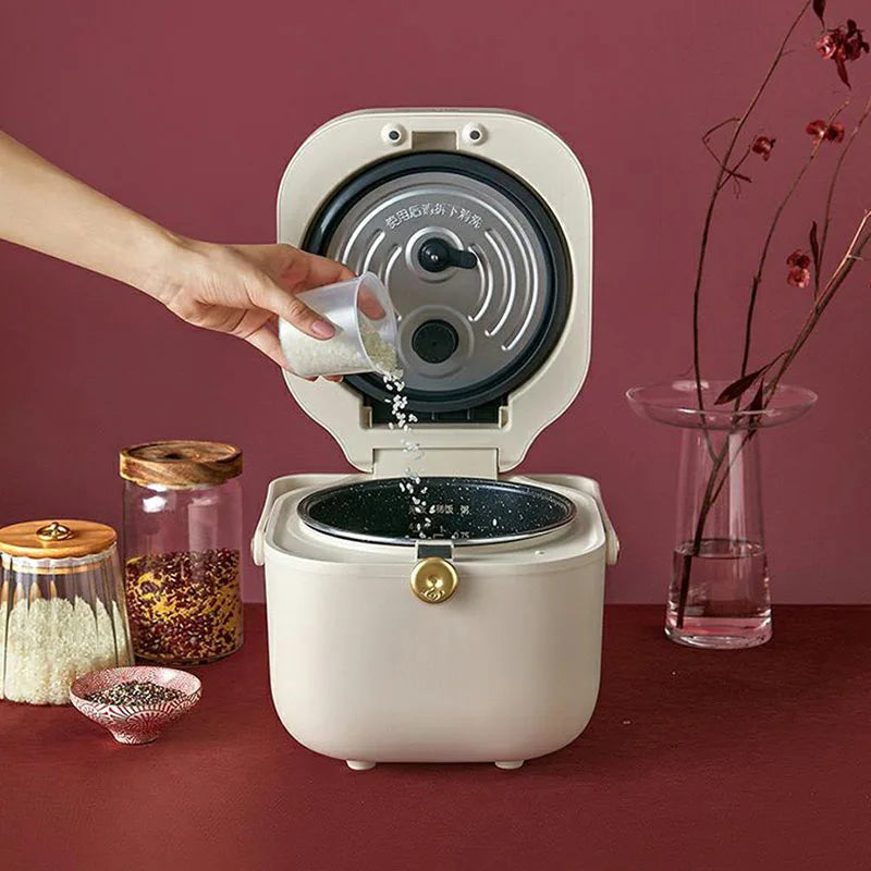 China Lucky Happy Rice Cooker Small Mini 2L Rice  Cooker Smart cooking pot Chinese Style fast cooking jiuyang joyoung China Red