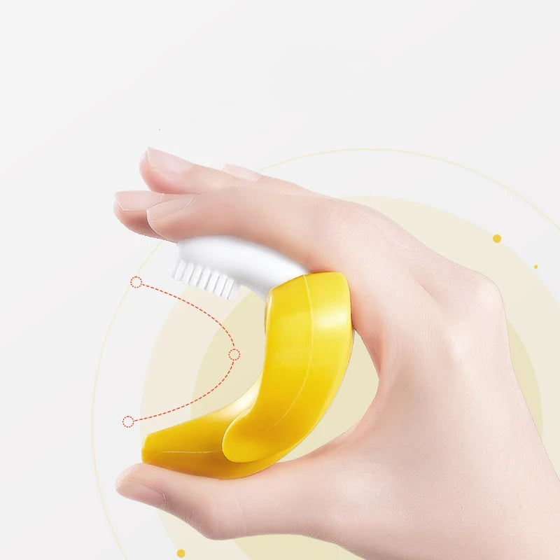 Banana Shaped Silicone Teether Toy