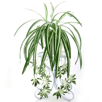 65cm Artificial Plants Wall Hanging Chlorophytum Potted Green Plants PVC Fake Plants Simulation Flower Living Room Decor