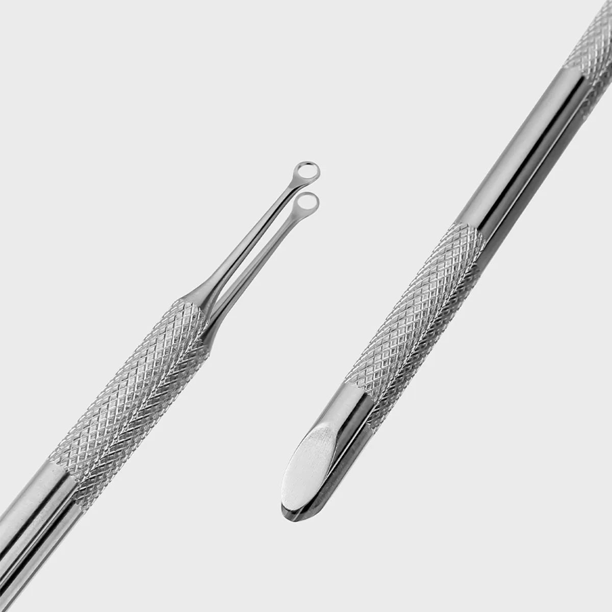 Nail Double-ended Use Stainless Steel Circle Beveled Head Cuticle Pusher Remover Manicure Sticks Tool