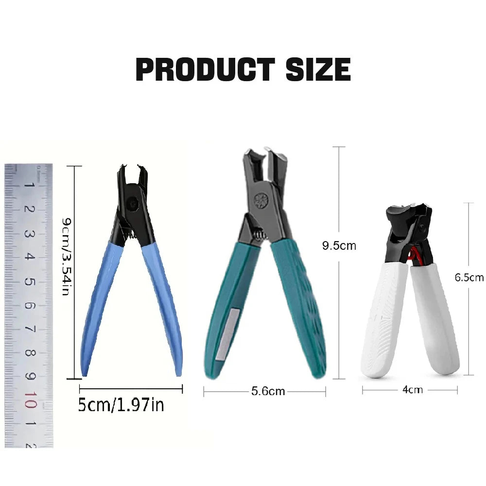 Thick Nail Clippers Set Splash Resistant False Nails Cutter Professional Nail Plier Pedicure Tools for Nail Tip Manicure Tools