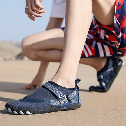 Women's Water Swimming Shoes Men's Women Quick Drying Sports Barefoot Shoes Outdoor Beach Sandals Swimming Rubber Sole Non-Slip