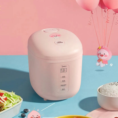 Midea 0.8L Rice Cooker Multi-function Mini Electric Cooker 24H Appointment Kitchen Appliances Non-Stick Pan For Dormitory Office