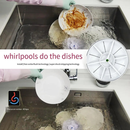 Portable Mini Ultrasonic Dishwasher USB Wireless Fruit Vegetable Dish Washer Electric Kitchen Home Dish Washing Machine Cleaner