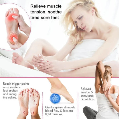 1PCS Peanut Massage Ball, Double Lacrosse Massage Roller Ball for Deep Tissue Muscle Massage,Physical Therapy Myofascial Release