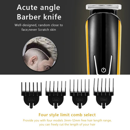 8 In 1 Men's Precision Hair Trimmer Hair Clipper Shaver Body Groomer Beard Stubble Trimer Face Shaving Machine Head Trimming 40D