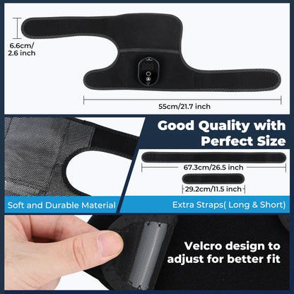 Wireless Heating Knee Brace Multifunctional Heated Shoulder and Elbow Hot Compress Device 6-speed Keep Warm USB Charging