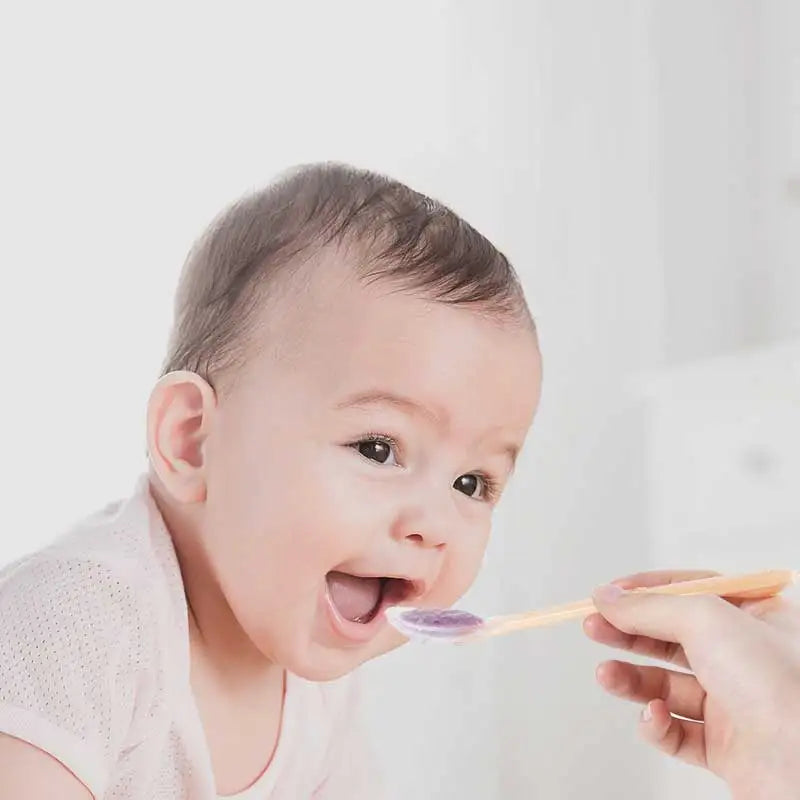 2 Pcs Baby Silicone Spoon Learning Spoon Set Stars Tableware Kids Soft Silicone Feeding Spoon Training Baby Reborn Silicone