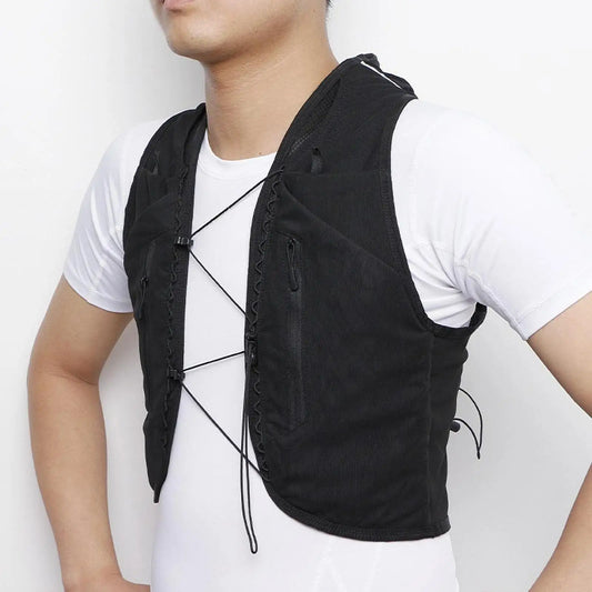 Men Women Hydration Vest Hydration Pack Running Gear Daypack Runner Rucksack Sport Bag for Jogging Hiking Cycling Camping