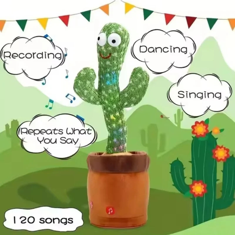 Talking Dancing Cactus Toy Gift