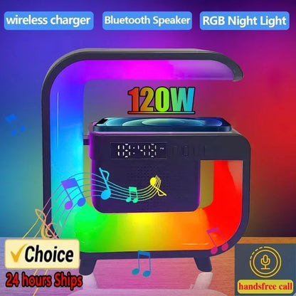 Multifunction Wireless Charger Stand Bluetooth