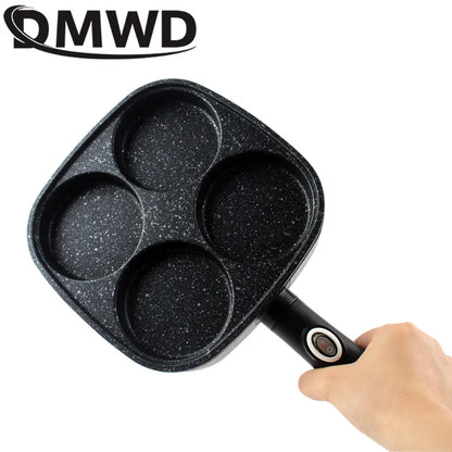 DMWD Multifunctional Electric Frying Pan Non-stick Omelette Steak Cooking Pan Egg Pancake Hamburger Bread Breakfast Machine