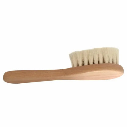 Newborn Wool Wooden Hair Brush