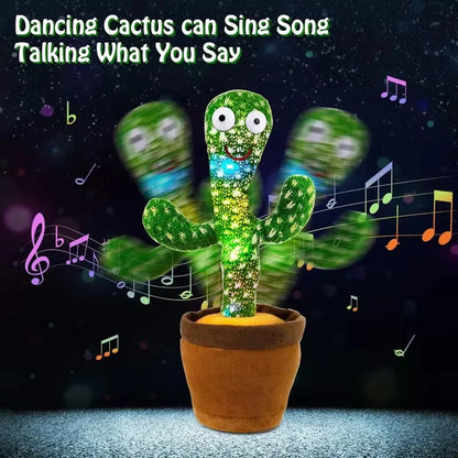 Talking Dancing Cactus Toy Gift