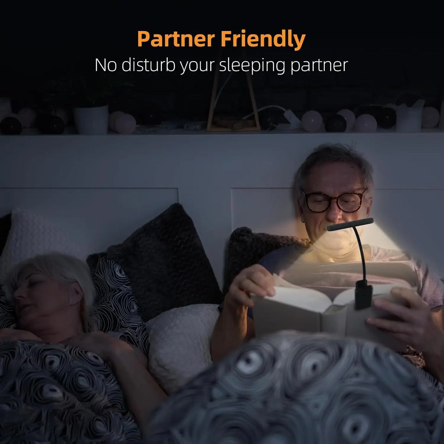 14Leds Book Light USB Rechargeable