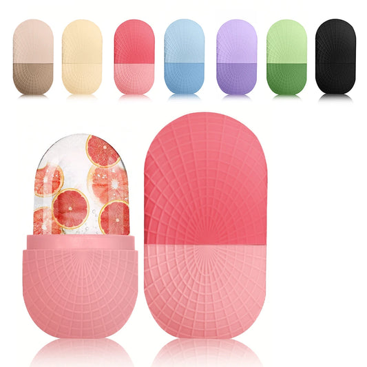 Upgraded Ice Ball Face Eye Roller - Silicone Ice Mold Roller Firms Facial Skin Cooling Reusable Facial Skin Care Tool